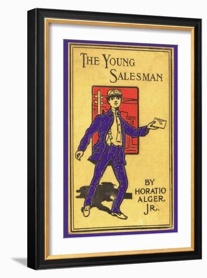 Young Salesman-null-Framed Art Print