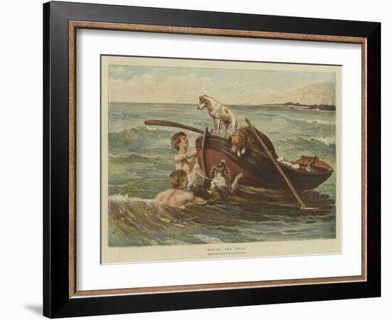 Young Sea Dogs-Samuel Edmund Waller-Framed Giclee Print