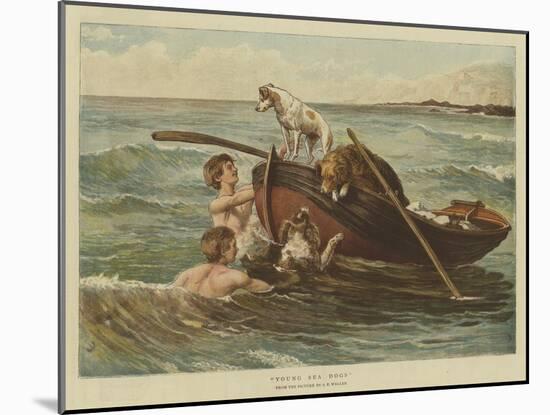 Young Sea Dogs-Samuel Edmund Waller-Mounted Giclee Print