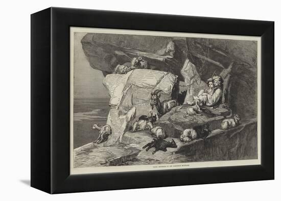 Young Shepherds of the Carpathian Mountains-null-Framed Premier Image Canvas