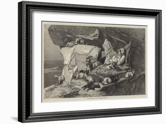Young Shepherds of the Carpathian Mountains-null-Framed Giclee Print