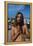 Young Shirtless Man with Long Flowing Hair-Mario de Biasi-Framed Premier Image Canvas