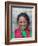 Young Tibetan Girl, Sakya Monastery, Tibet, China-Keren Su-Framed Photographic Print