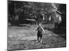 Young Toddler Boy in His Ohio Yard, Ca. 1929.-Kirn Vintage Stock-Mounted Photographic Print