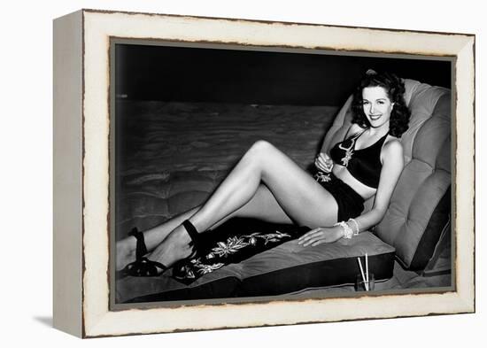 Young Widow, Jane Russell, 1946-null-Framed Stretched Canvas