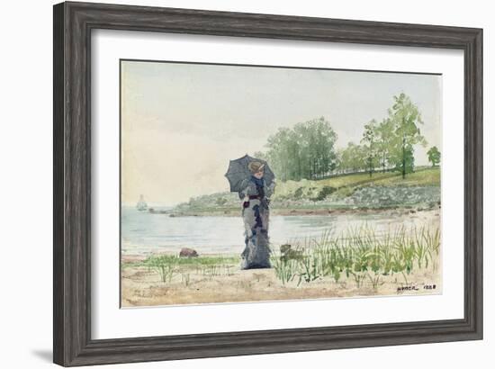 Young Woman, 1880-Winslow Homer-Framed Giclee Print