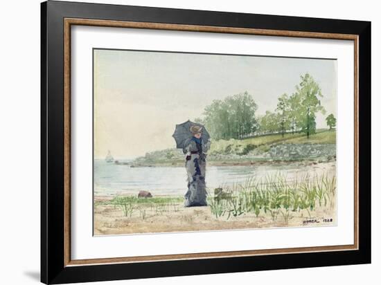 Young Woman, 1880-Winslow Homer-Framed Giclee Print