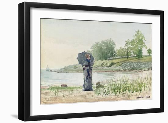 Young Woman, 1880-Winslow Homer-Framed Giclee Print