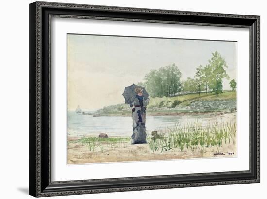 Young Woman, 1880-Winslow Homer-Framed Giclee Print