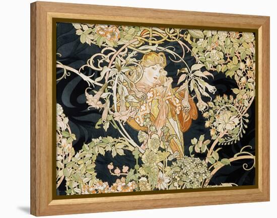 Young Woman, 1898-99-Alphonse Mucha-Framed Premier Image Canvas