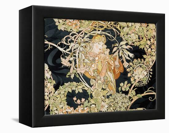 Young Woman, 1898-99-Alphonse Mucha-Framed Premier Image Canvas