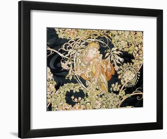 Young Woman, 1898-99-Alphonse Mucha-Framed Giclee Print