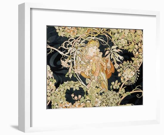 Young Woman, 1898-99-Alphonse Mucha-Framed Giclee Print