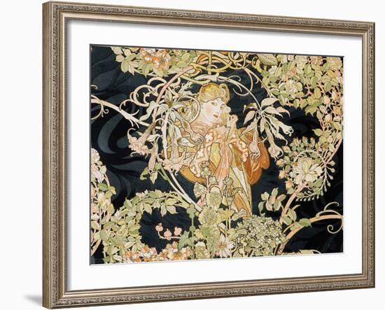 Young Woman, 1898-99-Alphonse Mucha-Framed Giclee Print