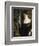 Young Woman and Statue-Childe Hassam-Framed Giclee Print