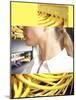 Young Woman and Technology-null-Mounted Photographic Print