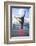 Young Woman Doing Yoga on Pier in Tahoe City, California-Justin Bailie-Framed Photographic Print