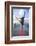 Young Woman Doing Yoga on Pier in Tahoe City, California-Justin Bailie-Framed Photographic Print