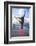 Young Woman Doing Yoga on Pier in Tahoe City, California-Justin Bailie-Framed Photographic Print