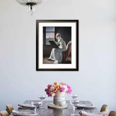 Young Woman Drawing C 1801 Giclee Print Marie Denise Villers Art Com