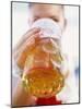 Young Woman Drinking a Litre of Beer at October Fest (Munich)-null-Mounted Photographic Print