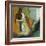 Young Woman Drying Her Neck-Edgar Degas-Framed Giclee Print