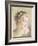 Young Woman, engraved by Louis Marin Bonnet-Francois Boucher-Framed Giclee Print