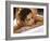 Young Woman Getting a Back Massage-null-Framed Photographic Print