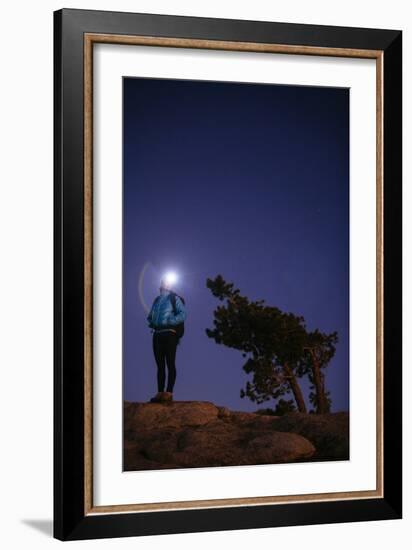 Young Woman Hiking In Yosemite National Park, CA-Justin Bailie-Framed Photographic Print