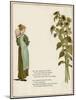 Young Woman Holding a Baby, with Sunflowers-Kate Greenaway-Mounted Art Print