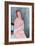 Young Woman in a Shirt, or the Little Milkmaid, 1917-18-Amedeo Modigliani-Framed Giclee Print