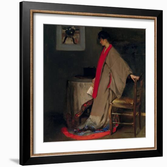 Young Woman in Kimono, c.1901-Alfred Henry Maurer-Framed Giclee Print