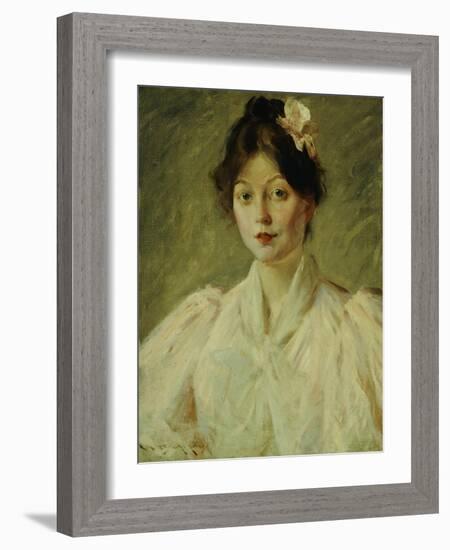 Young Woman in Pink, 1905-William Merritt Chase-Framed Giclee Print