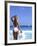 Young Woman in Swimsuit with White Hat-Bill Bachmann-Framed Photographic Print