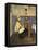 Young Woman in Synagogue-Isidor Kaufmann-Framed Stretched Canvas