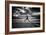 Young Woman Jumping on Beach-Rory Garforth-Framed Photographic Print