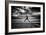 Young Woman Jumping on Beach-Rory Garforth-Framed Photographic Print