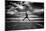 Young Woman Jumping on Beach-Rory Garforth-Mounted Photographic Print