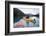 Young Woman Kayaking on Chilko Lake in British Columbia, Canada-Justin Bailie-Framed Photographic Print