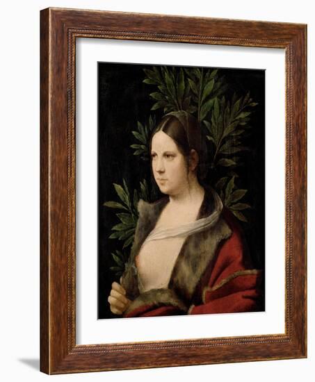 Young Woman (Laura)-Giorgione-Framed Giclee Print