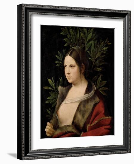 Young Woman (Laura)-Giorgione-Framed Giclee Print