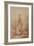 Young Woman Looking Back-Jean-Honoré Fragonard-Framed Giclee Print