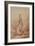 Young Woman Looking Back-Jean-Honoré Fragonard-Framed Giclee Print