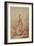 Young Woman Looking Back-Jean-Honoré Fragonard-Framed Giclee Print