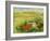 Young Woman, Lying in a Green Meadow-Pierre-Auguste Renoir-Framed Giclee Print