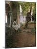 Young Woman Meditating in a Cloister, 1923 (Painting)-Ramon Casas i Carbo-Mounted Giclee Print