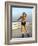 Young Woman on Rollerblades at the Beach-Bill Bachmann-Framed Photographic Print