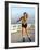 Young Woman on Rollerblades at the Beach-Bill Bachmann-Framed Photographic Print