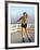 Young Woman on Rollerblades at the Beach-Bill Bachmann-Framed Photographic Print