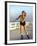 Young Woman on Rollerblades at the Beach-Bill Bachmann-Framed Photographic Print